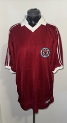 Vintage Tommy Hilfiger Athletics Gear V Neck Jersey Rugby Soccer Red 88 Shirt M