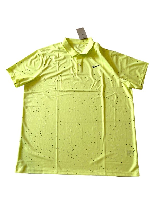 NWT Nike Golf Dri-FIT Victory Printed Polo Volt CU9841-736 Men's Size XL gallery