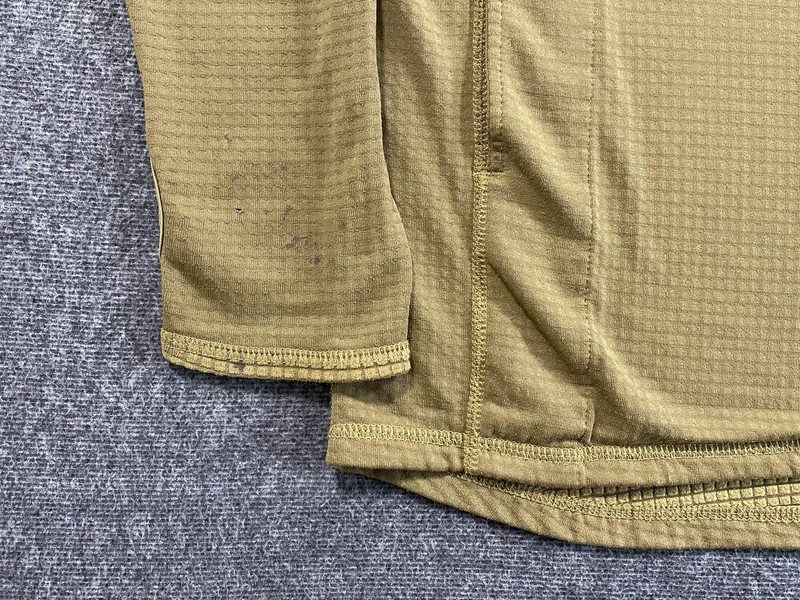 USMC FROG Flame Resistant Polartec Grid Fleece 1/2 Zip Mens Small Coyote Peckham gallery