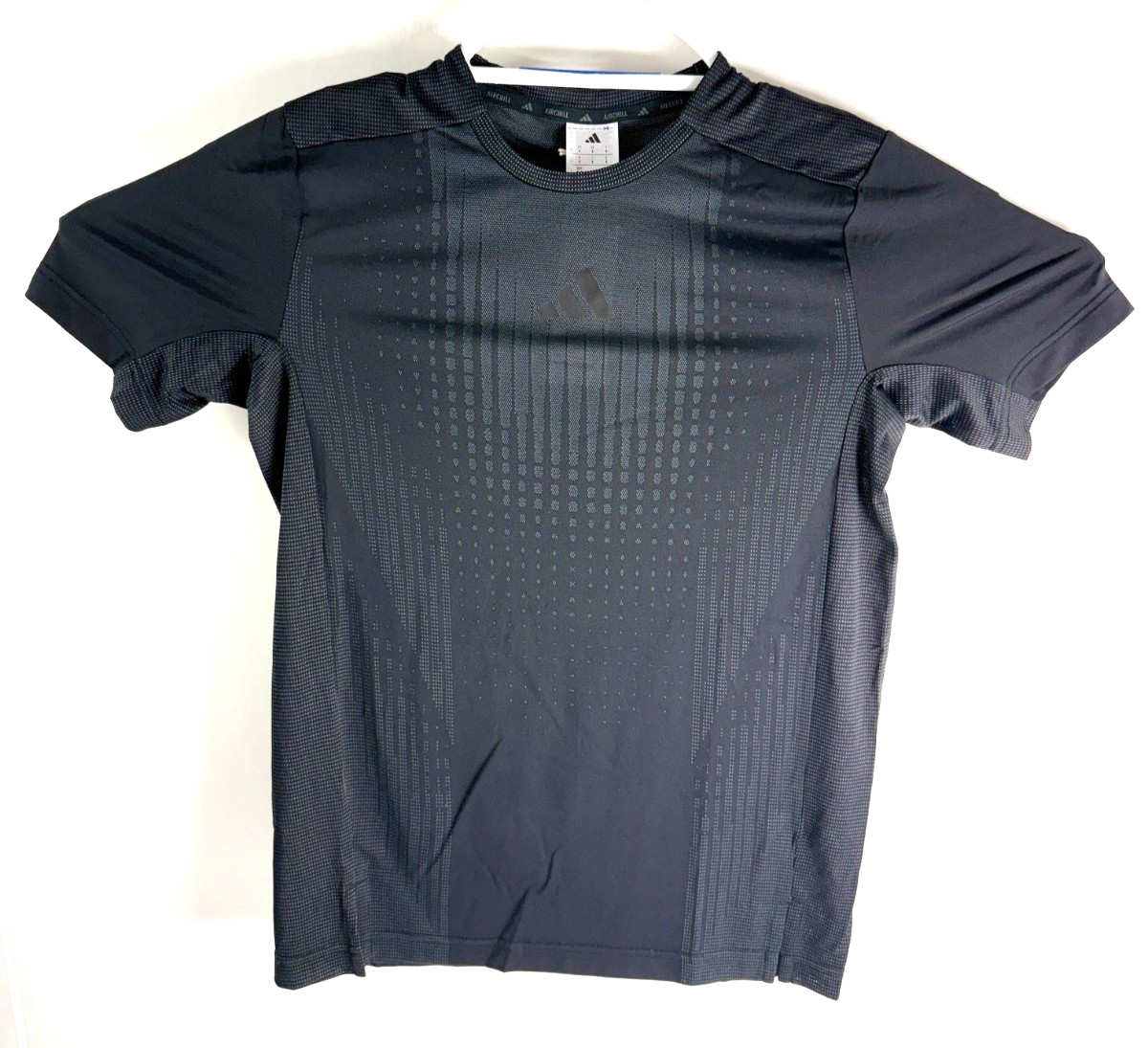 Adidas Airchill Training Tee Black Grey Six Men`s Size Small JI8196 gallery