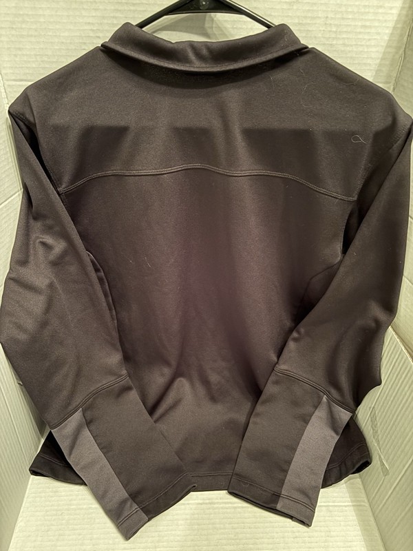 The North Face Jacket Men's Large 1/4 Zip Long Sleeve Cugo Pullover Black/Gray gallery