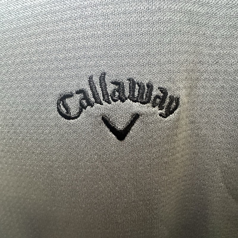 Callaway Opti-Dri Men's Medium Long Sleeve Quarter Zip Pullover Gray gallery