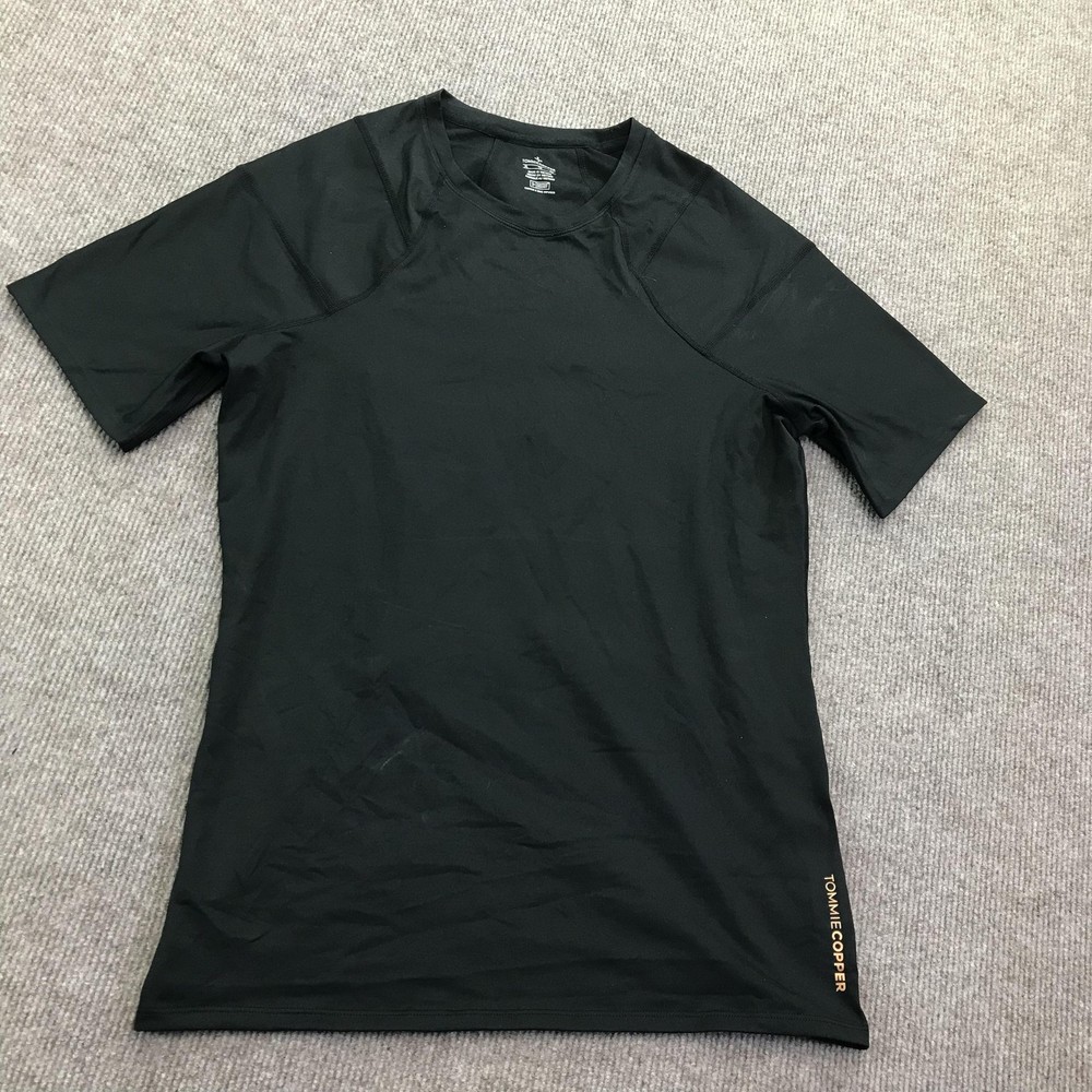 Tommie Copper Shoulder Support Shirt Mens XL Black Copper Znergy Compression