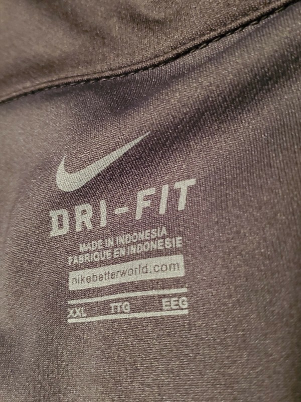 Dri-Fit Black Polo "Swish" Basketball Colared Shirt With Button! MJ/Nike - 2XL gallery