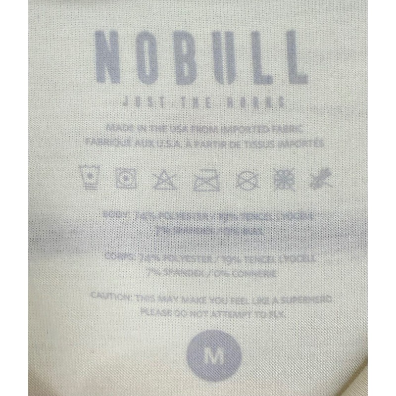 NOBULL Men Pale Yellow Graphic Logo Training Tank Top Size M Just The Horns gallery