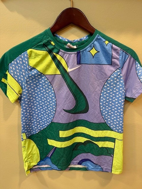 Nike Running Activewear Dri-Fit Neon Short Sleeve 365 Shirt Big Boy Size L gallery