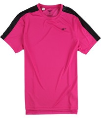 Reebok Mens Workout Ready Tech Basic T-Shirt, Pink, Medium