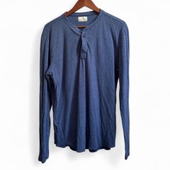 Marine Layer Lightweight Mens M Henley Long Sleeve Preppy Beach Shirt