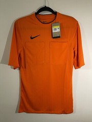 Nike Dri-Fit Double Pocket Orange Referee Shirt Men’s – Size Small