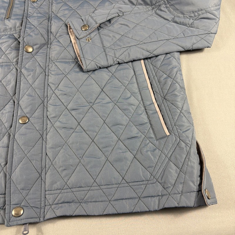 Johnnie-O Golf Jacket Sleeve Logo Juno Quilted XL Navy Polyester NWT MSRP $228 gallery