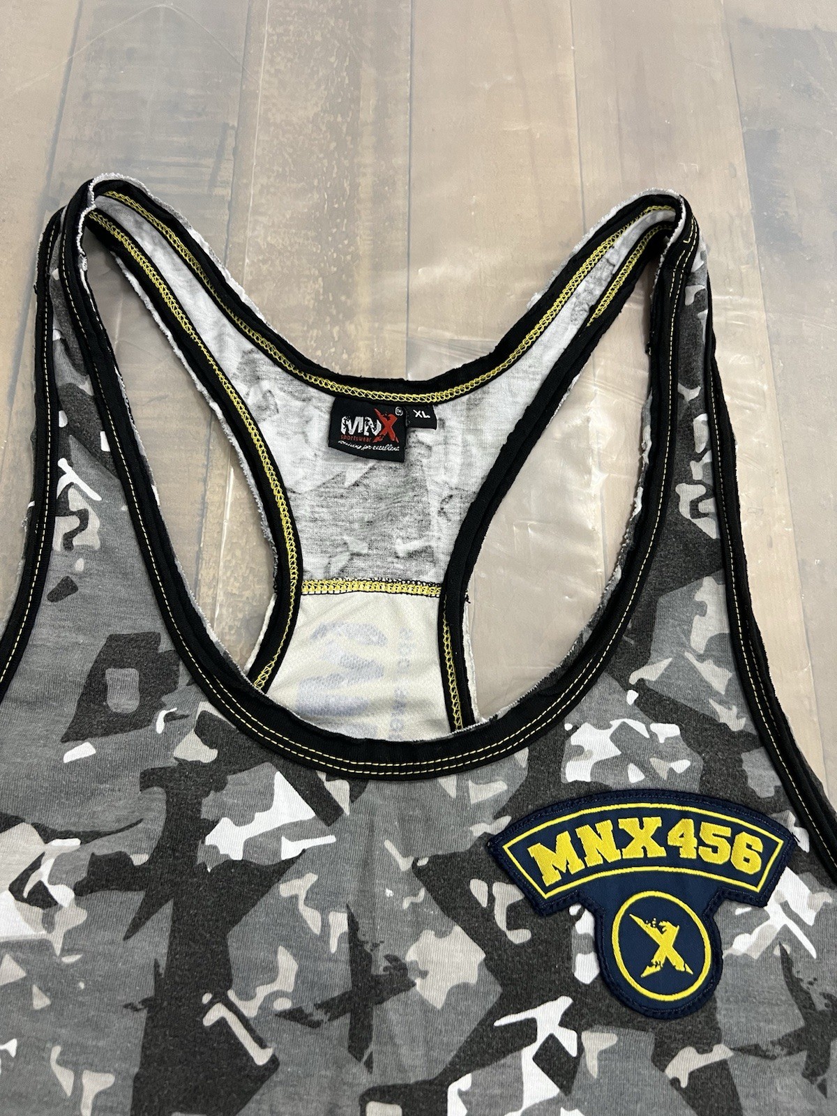 MNX Bodybuilding Stringer Size XL/XXL Embroidered Patch Logo gallery