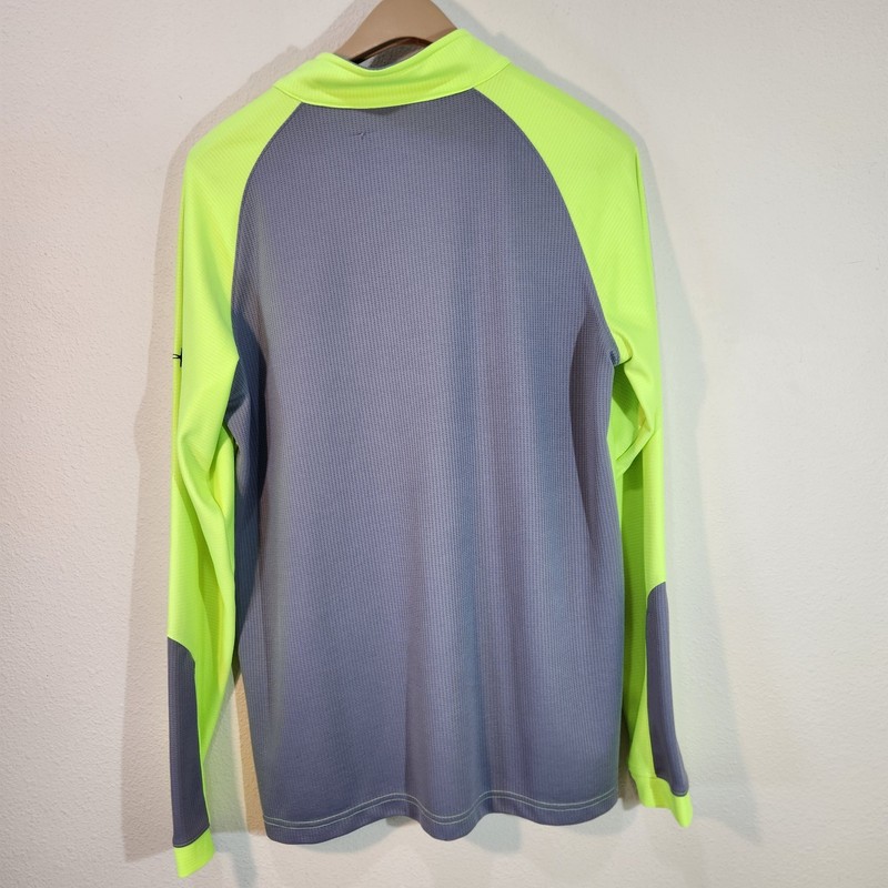 Under Armour Men’s Large Golf Quarter Zip Pullover The Oaks Neon Yellow FLAW gallery