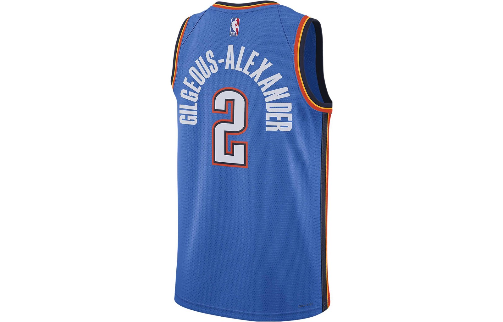 Nike Thunder NBA SW Fan Edition 22-23 Season Alexander No. 2 Sleeveless Team gallery