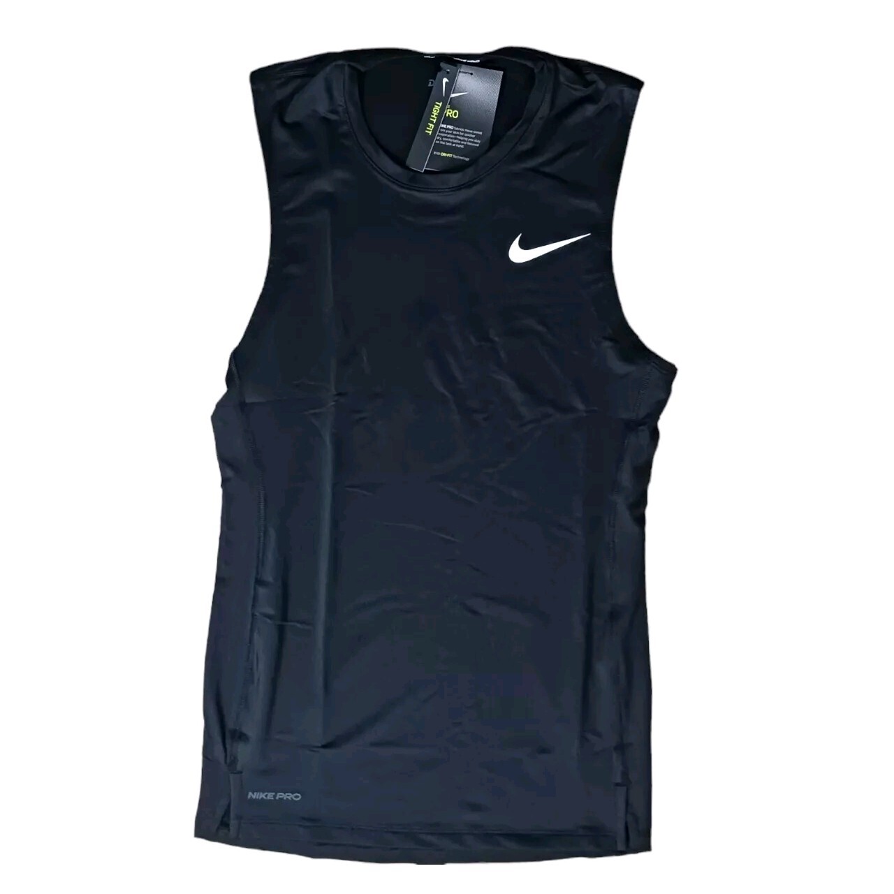 Nike Pro Tight Fit Sleeveless Top Training Shirt Black BV5600-010 XL Dry DRI-FIT gallery