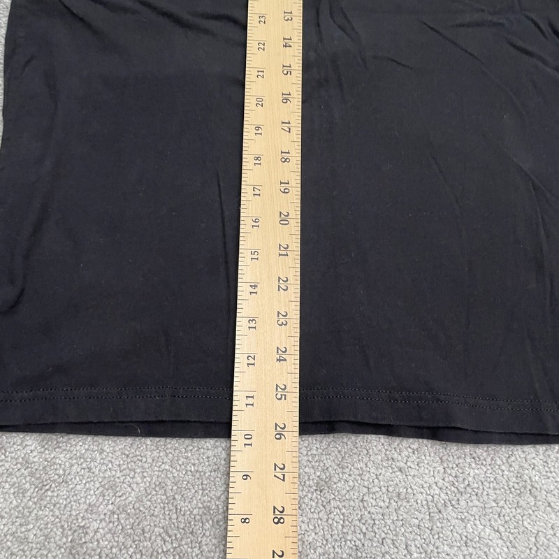 Next Level Graphic T-Shirt Mens Large Black Crew Neck Short Sleeve Casual Tee gallery