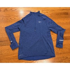 Nike Sphere Element 1/2 Zip Running Shirt Pullover Mens Medium Blue 683906-508
