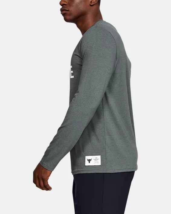Under Armour Men's Project Rock Iron Paradise T-Shirt 1346101-012 Gray Size XXL gallery