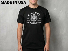 NEW Army Fort Wainwright In Alaska Army Base SHIRT SIZE S-2XL MADE IN USA