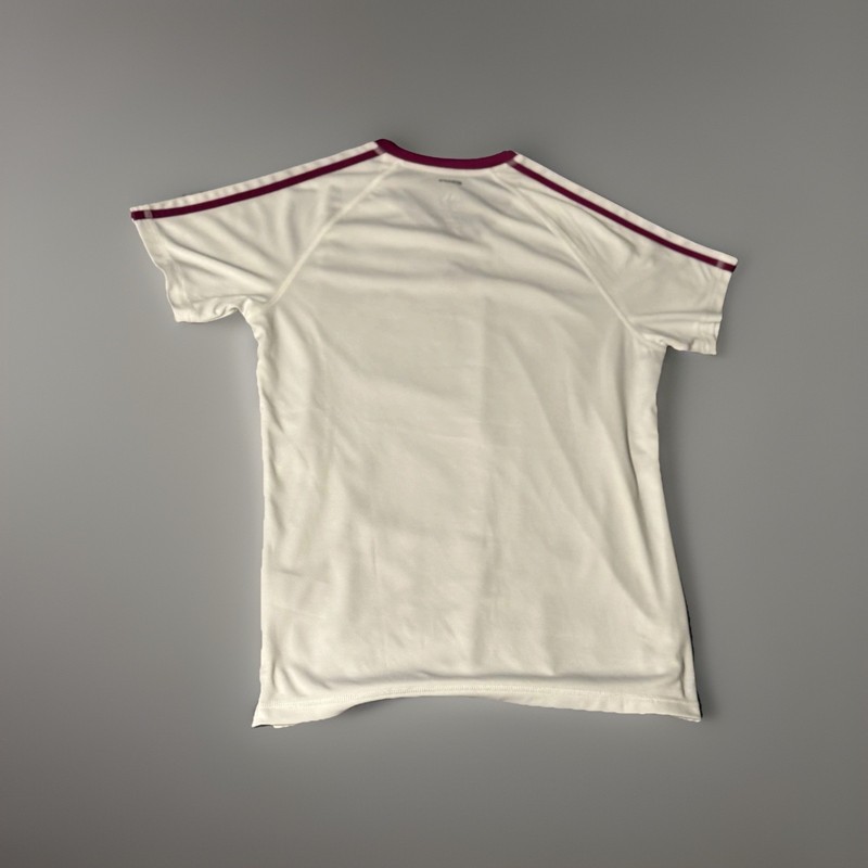 Adidas Active Athletic Performance 360 Medium Shirt V-Neck Short Sleeve White gallery