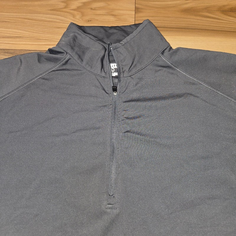 Ogio Quarter Zip Performance Pullover Mens Size L Gray Zipper Pockets gallery