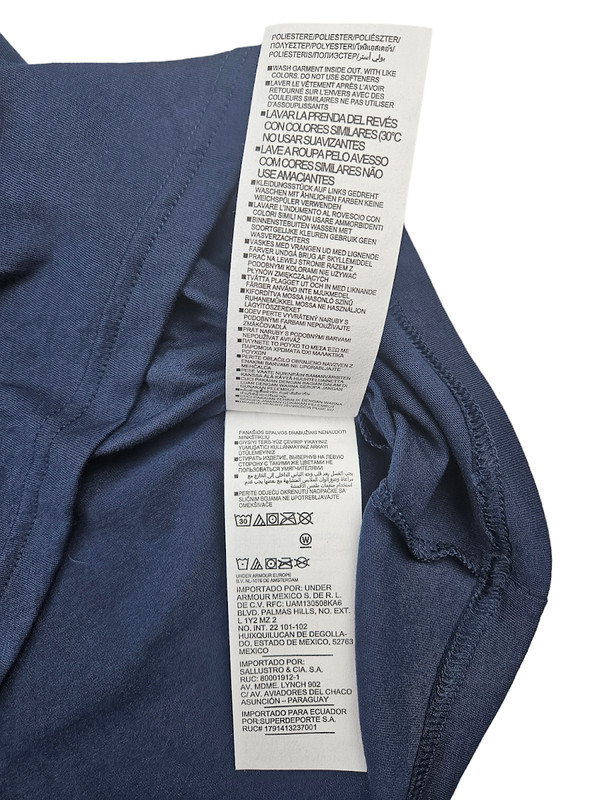 Under Armour Mens Blue Athletic Loose Fit Crew Neck Pullover Gym Shirt Size L gallery