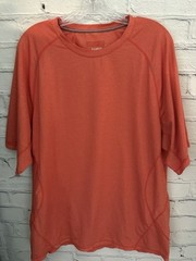 Unbranded Orange Activewear Shirt Poly/Spandex STRETCH EUC Men’s Size XL