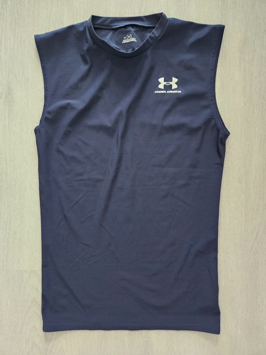 Under Armour Navy Compression Sleeveless Shirt gallery