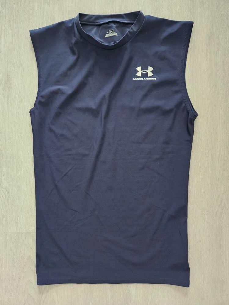Under Armour Navy Compression Sleeveless Shirt