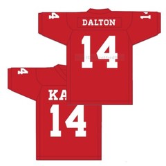 Throwback Andy #14 High School Football Jersey Stitched Hip Hop Party Shirts
