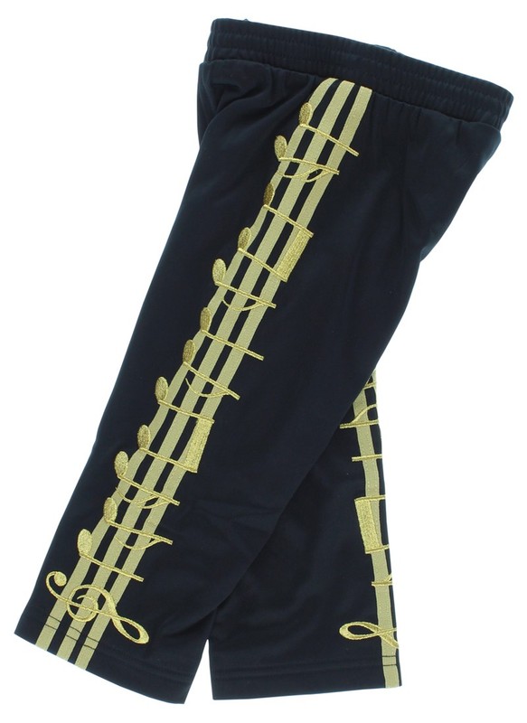 Adidas Baby Boys Jeremy Scott Music Note Track Suit Black 6M, Color: Black/Gold gallery