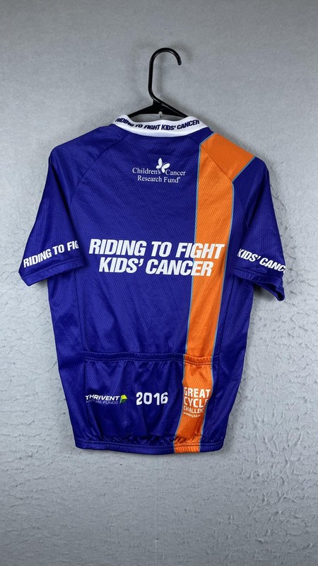 Blackchrome Great Cycle Challenge Cycling Jersey Mens Small Blue Full Zip 2016 gallery