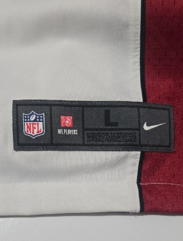 Nike NFL Arizona Cardinals J.J. Watt White On Field Game Jersey Men's Size Large gallery