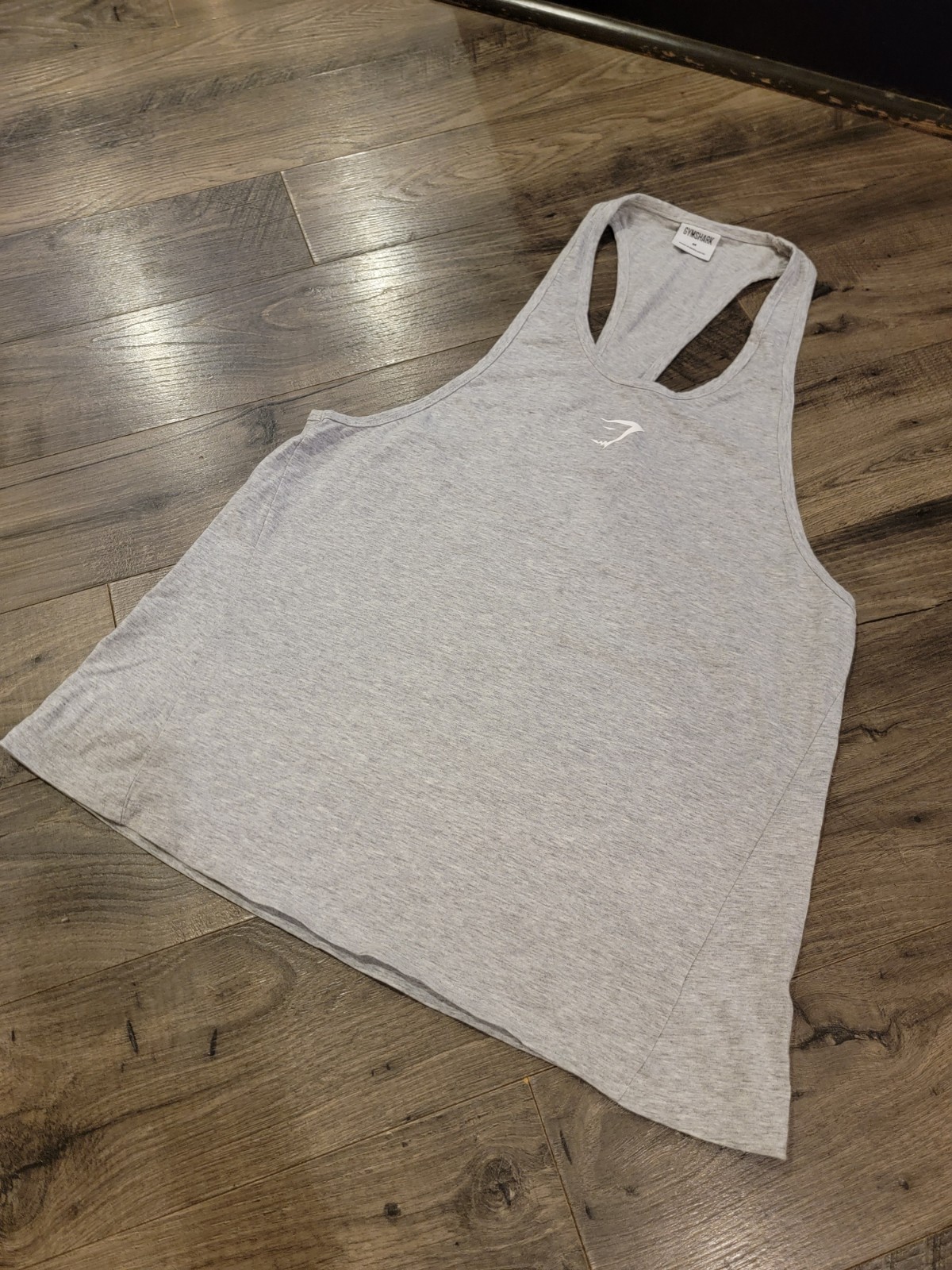 Gymshark Men’s React Stringer Slim Fit Tank Top Size Medium Gray gallery