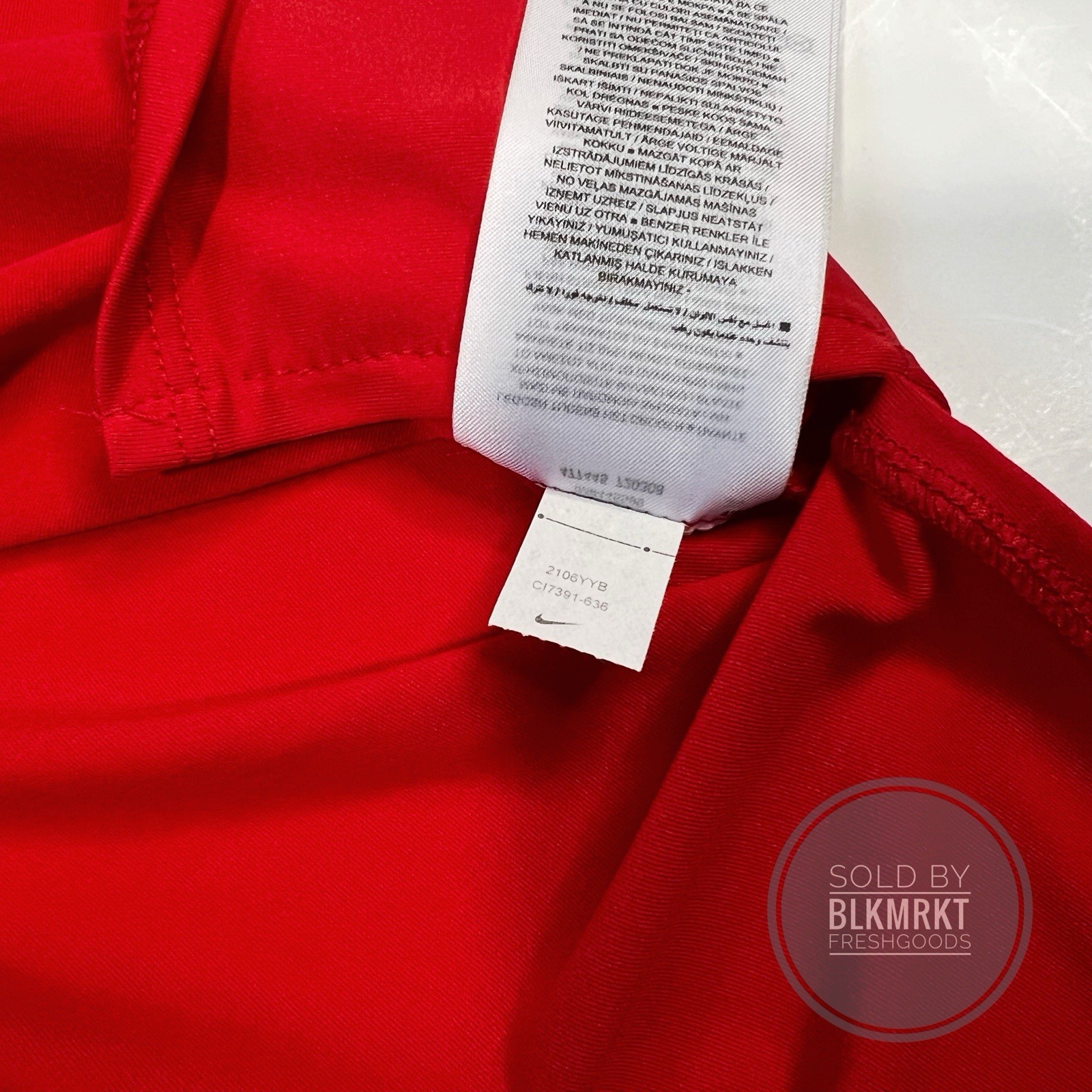 Nike Pro Elite Canada Jersey Shirt Red White Black CI7391-636 Size M gallery