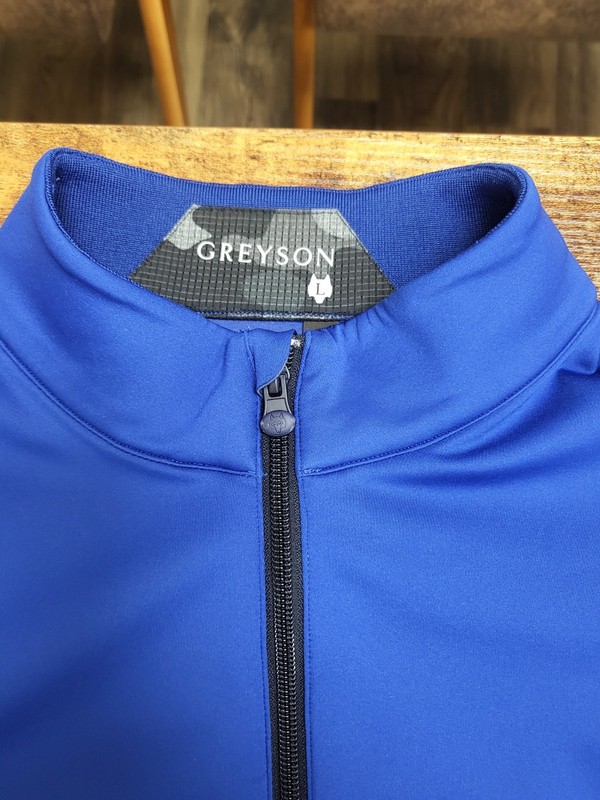 GREYSON Sequoia Golf Wolf Quarter Zip Performance Lightweight Men's L gallery