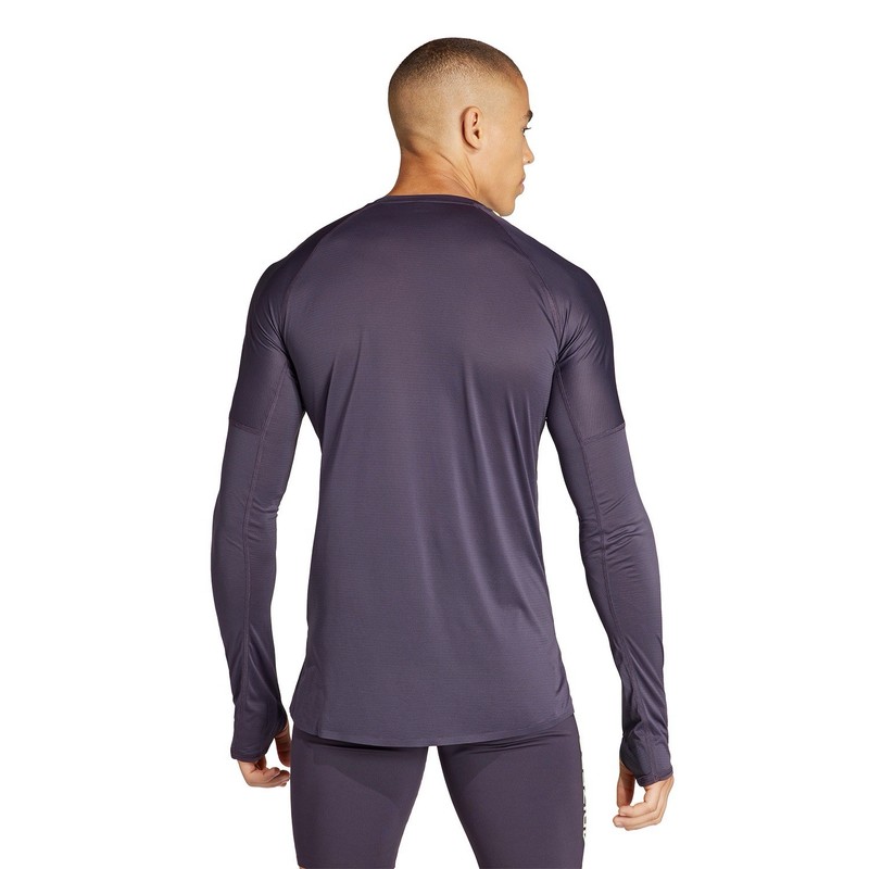 Adidas Adizero 2024 Pro Elite Long Sleeve Run Promo Shirt Aurora Size Small gallery