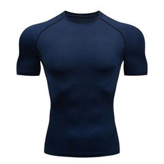 Men Compression Shirt Sport Fitness Quick Dry Gym Training Rash Guard Running To