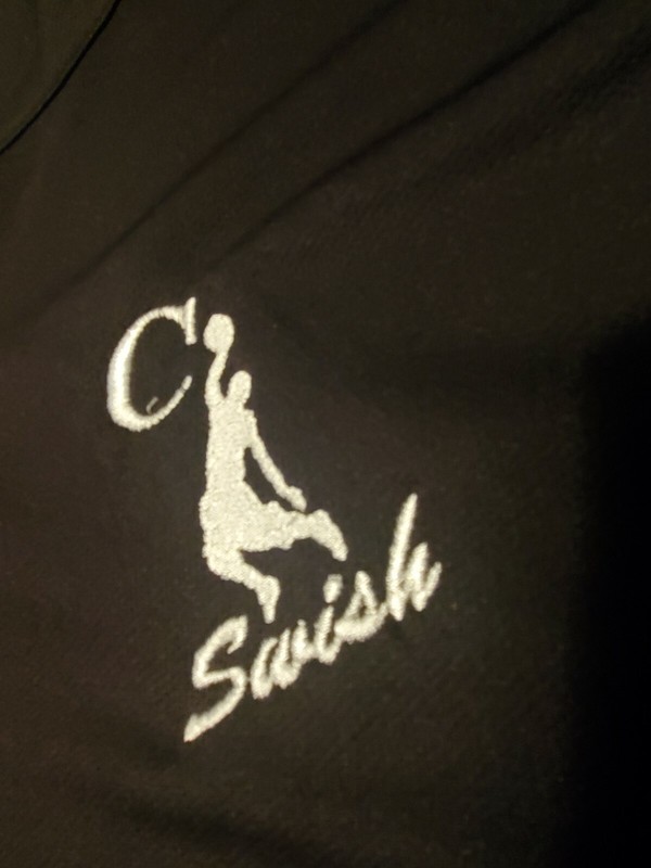 Dri-Fit Black Polo "Swish" Basketball Colared Shirt With Button! MJ/Nike - 2XL gallery
