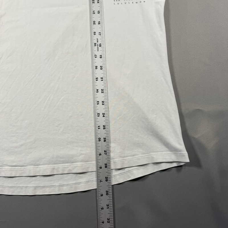Lululemon 5 Year Ebb and Flow T Size Large White Vitasea gallery