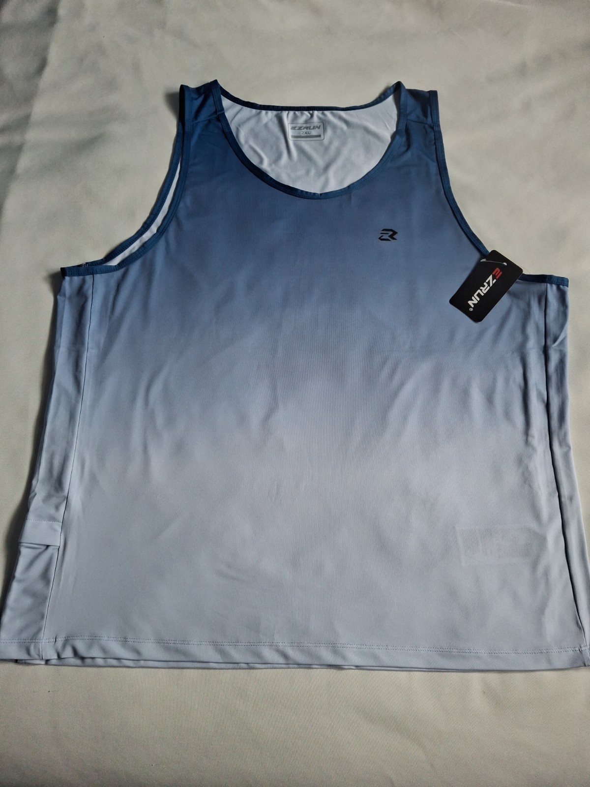 EZRUN Men's Sleeveless Shirt Quick Dry Workout Muscle Athletic Tank Top Size 2XL gallery