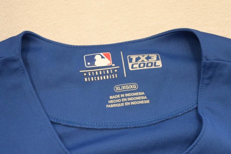 Genuine Merchandise Atlanta Braves MLB Jersey TX3 COOL Blue Mens Size XL gallery