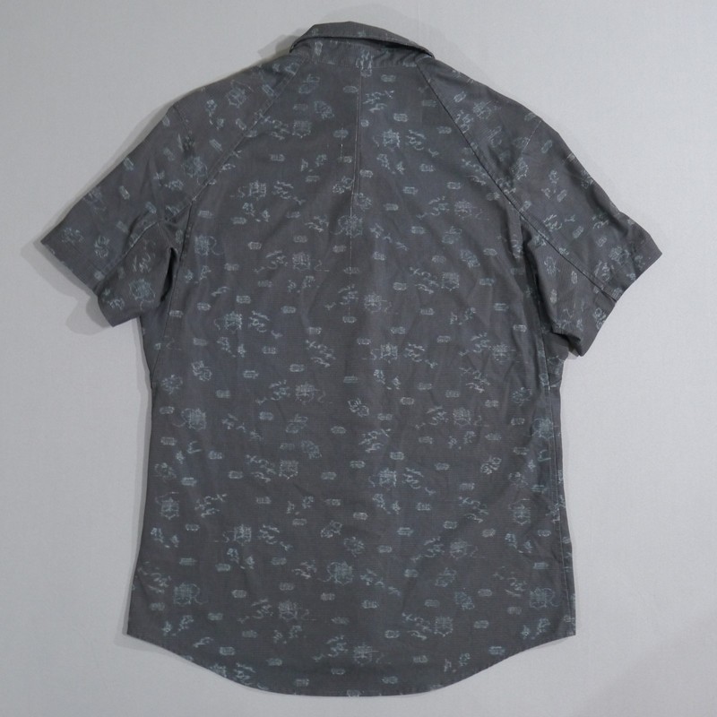 Lululemon Button Up Shirt Medium Adult Black Green Airing Easy Short Sleeve Mens gallery