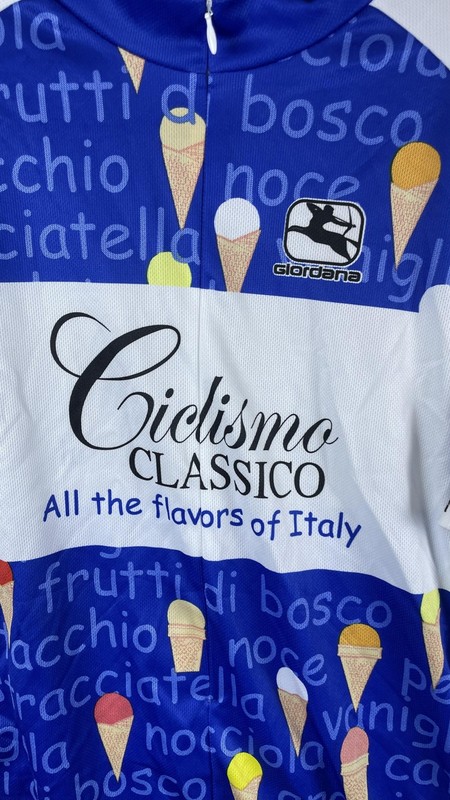 Giordana Ciclismo Classico Cycling Jersey Mens Large Ice Cream Italy Full Zip gallery