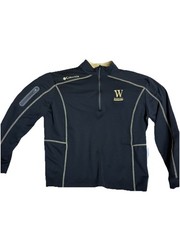 Columbia Golf 1/4 Zip Pull Over Long Sleeve Shotgun Men SZ XL Wofford