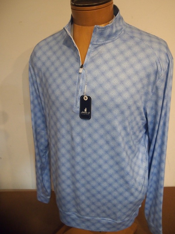 Johnnie O Performance Fabric Sperlings Half-zip Pullover NWT M $118 Permafrost gallery