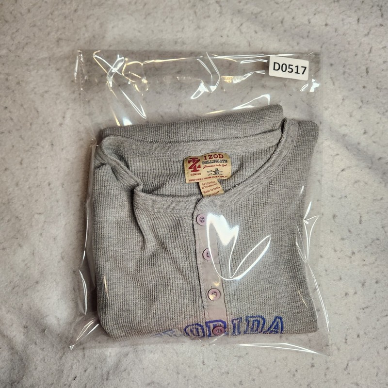 Florida Gators University of Florida Izod Collegiate Men Henley Shirt Sz XL Gray gallery