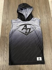 Mens Jock 7v7 Football All Out Elite Hoodie Spandex Compression Shirt Small