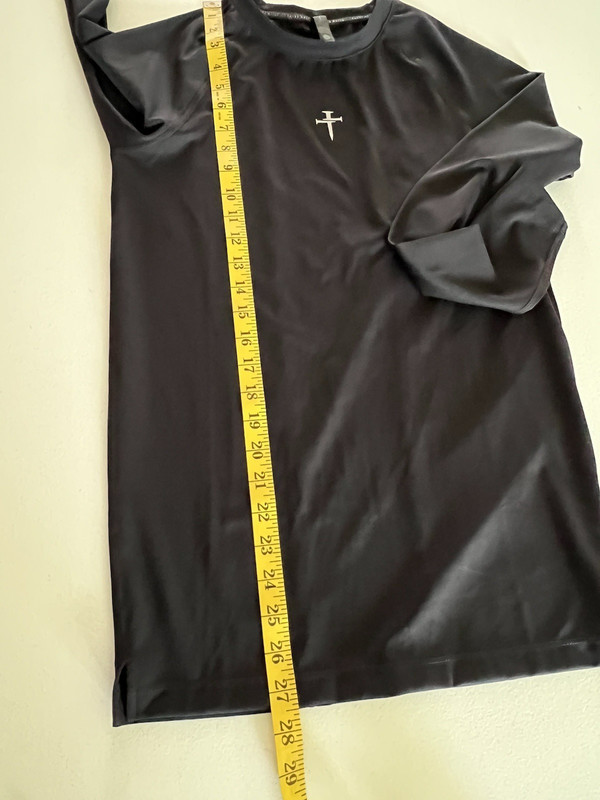 Three Nails Men's Large Long Sleeve Base Layer Performance Black Breathable gallery