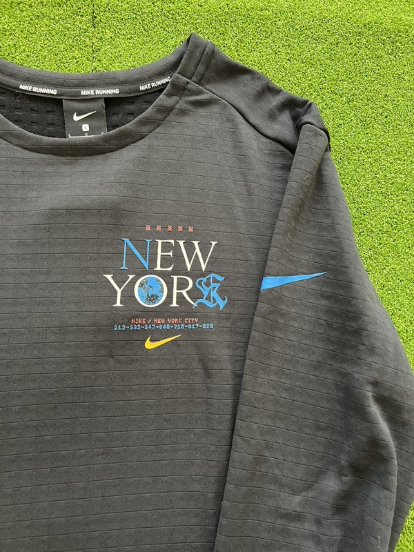 Nike Therma Sphere Running Shirt Men’s Element 3.0 NYC Top Sz Large CQ7820-010 gallery
