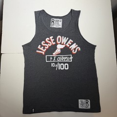Roots Of Fight ULTRA rare Jesse Owens Tank Top 4x Champ Grey Sz Medium